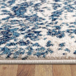 Lava Ash Blue Rug -Sydney Rugs Online Sahara 4 Blue Thickness