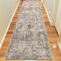 Sina Orb Grey Runner Rug