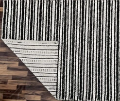 Alpha Arrow Strip Carbon Rug -Sydney Rugs Online Strand Carbon 4