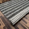 Alpha Arrow Strip Carbon Rug -Sydney Rugs Online Strand Carbon 5