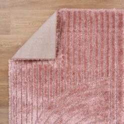 Touchy Dior Blush Shag Rug -Sydney Rugs Online TEND12004BLUS 3