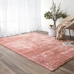 Touchy Dior Blush Shag Rug