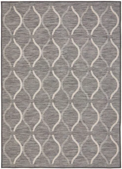 Courtyard Portico Black Rug -Sydney Rugs Online TER 5501 BLK 3