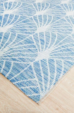 Courtyard Porch Llertis Blue Rug -Sydney Rugs Online TER 5502 BLU 4