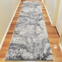 Central Town Grey Runner Rug