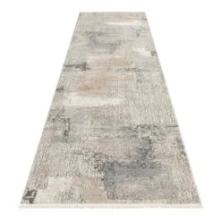 Aria Hymn Beige Grey Runner Rug