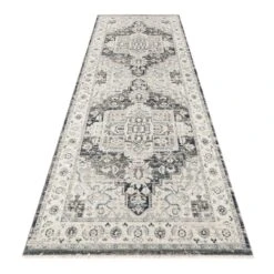 Augustine Acolyte Dark Blue Runner Rug