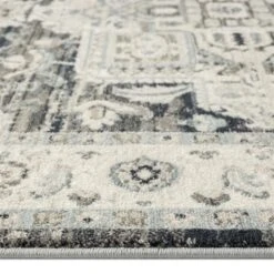 Augustine Acolyte Dark Blue Runner Rug -Sydney Rugs Online media saray rugs product Austin2201DkBlueThickness.jpg 1280 1