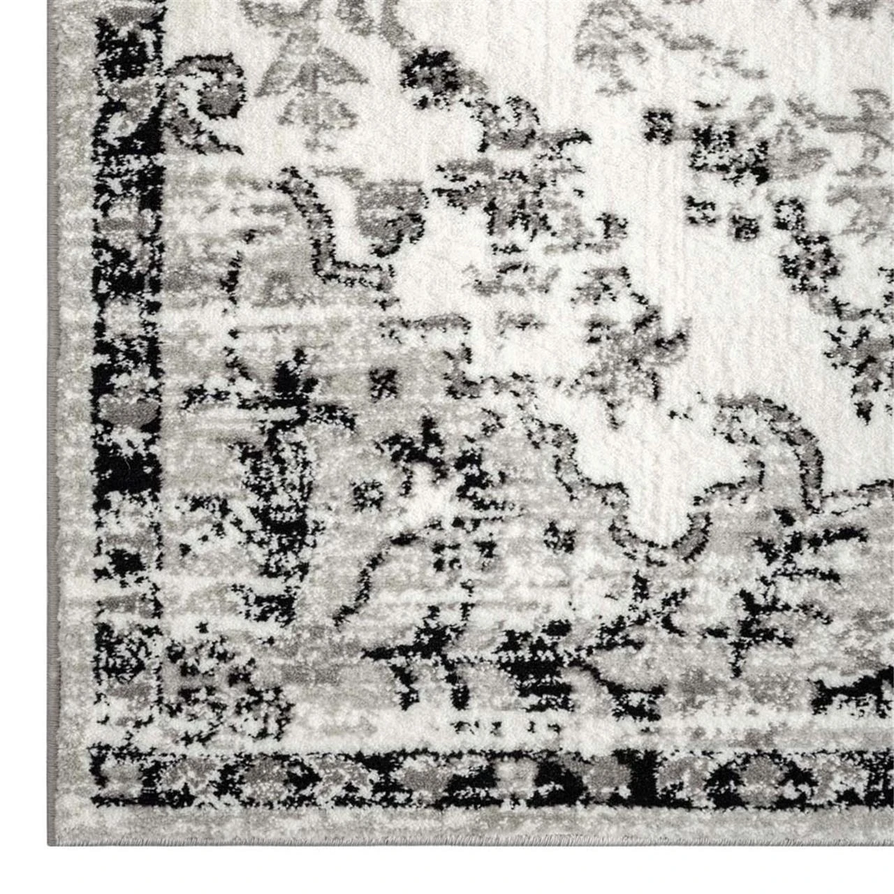 Phantasy Fallacy Light Grey Runner Rug - Image 2