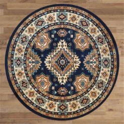 Persian Ancient Navy Rug 15 Persian Ancient Navy Rug -Sydney Rugs Online media saray rugs product Persian1267NavyRound.jpg 1280