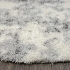 Deluxe Ash Shaggy Round Rug -Sydney Rugs Online p 5d9804f5 28c2 4e6e 88d5 08e3023296d9