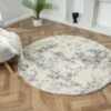 Deluxe Ash Shaggy Round Rug -Sydney Rugs Online p 82e1d692 f0cb 49a8 8f46 4b606b9296c4