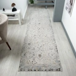 Feast Jasmine Silver Runner Rug
