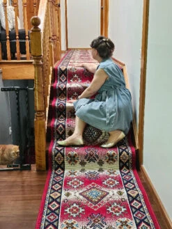 Medori Kashan Multi Red Runner Rug